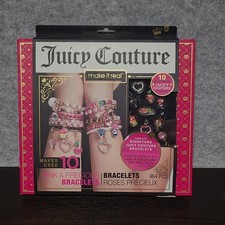NEW Juicy Couture Pink and Precious Bracelets- DIY Charm Bracelet Making Kit 8 