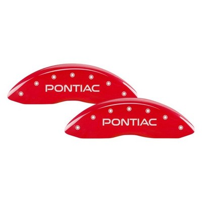 For Pontiac G6 05-10 Caliper Covers Gloss Red Caliper Covers w Pontiac / Arrow