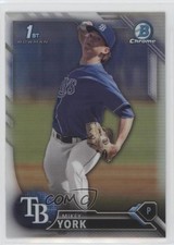 2016 Bowman Draft Chrome Draft Picks Refractor Mikey York #BDC-119 0l1