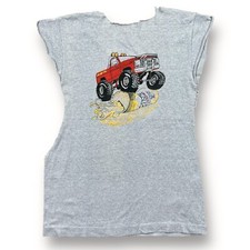 Vintage 80s Busch Beer Chevy Monster Truck T-Shirt Men’s Size Medium USA Made