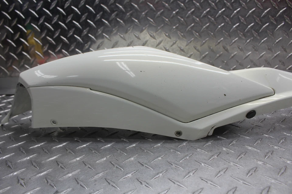 2009 SUZUKI GSXR600 БЕЛЫЙ ЛЕВЫЙ/ПРАВЫЙ ЗАДНИЙ ХВОСТ ОБТЕКАТЕЛИ - Изображение 4 из 4