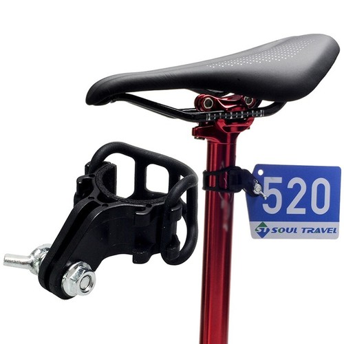 Ergonomic MTB Road Bike Race Number Plate Holder with Easy Installation