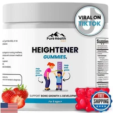 Heightener Gummies - Natural Height Growth Supplement for Kids, Teens and Adu