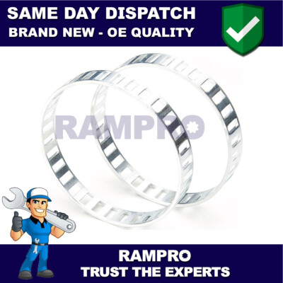 Rampro 2x ABS Reluctor Rings Rear Fits Jaguar X-Type 2.5 Petrol (2001-2009)