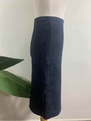 J.CREW womens Blue Pencil Skirt, Size2 - Picture 3 of 9