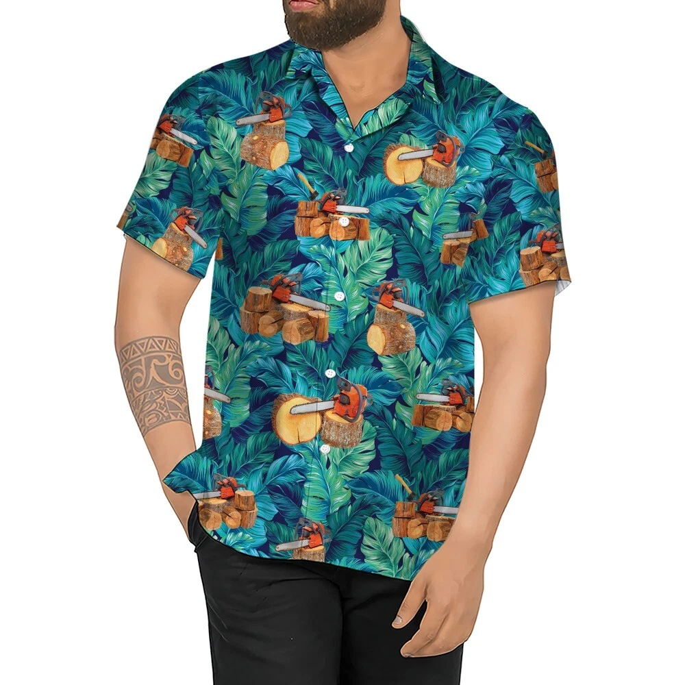 Chainsaw Hawaiian Shirt