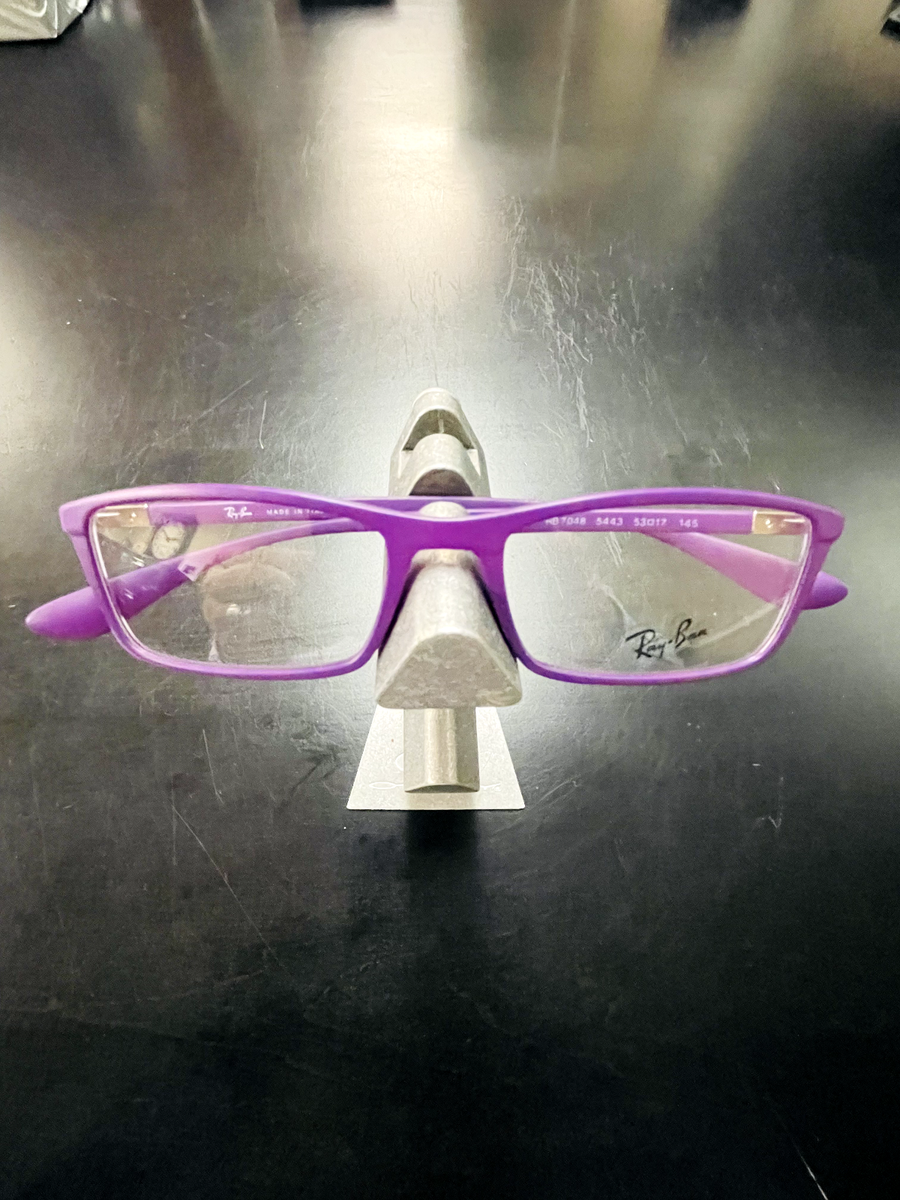 Ray-Ban RB 7048 5443 Eyeglasses Frames Purple Rectangular Full Rim NEW!