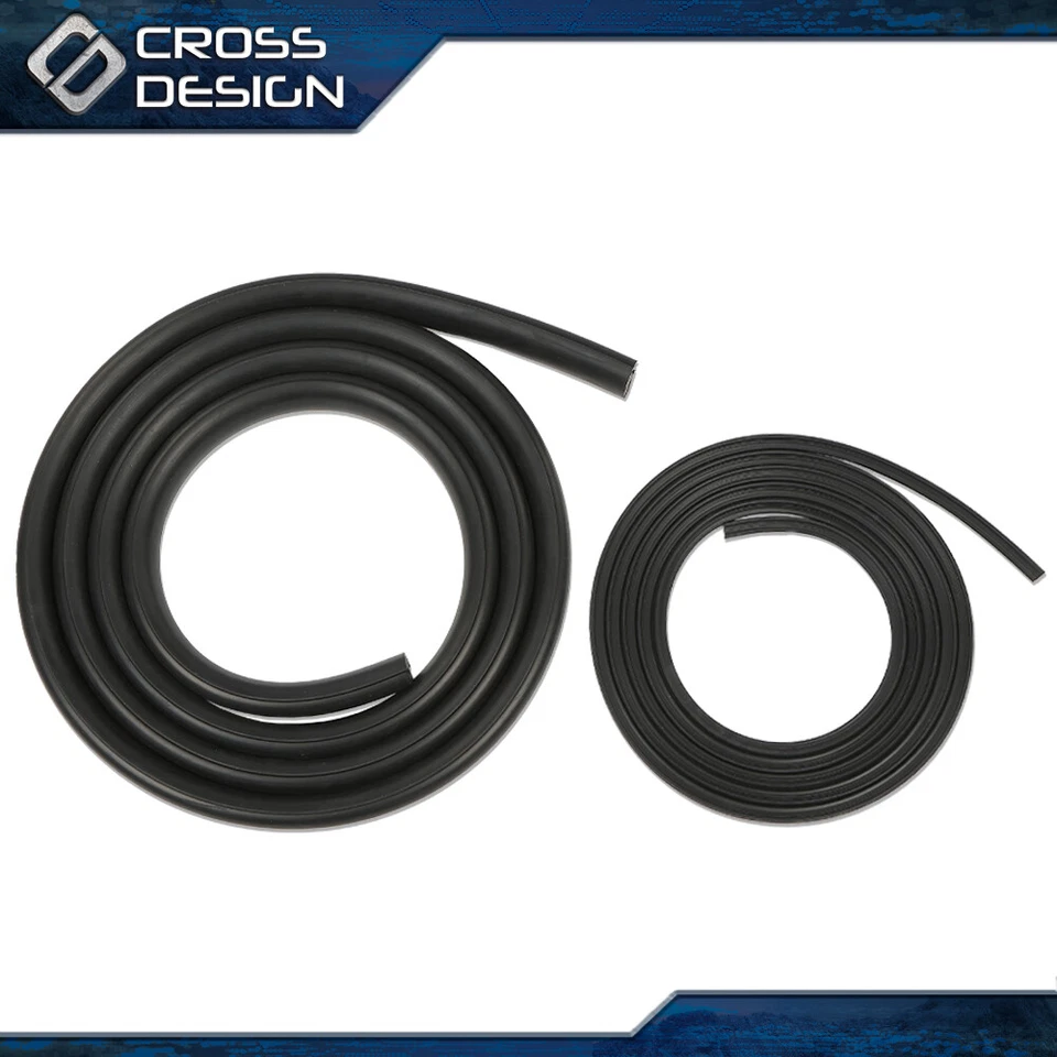 Kit de sellado de resistencia para ventana trasera apto para camioneta Chevy GMC 1942-1966 negro Foto 2 de 4