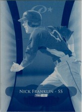 2010 TriStar Pursuit NICK FRANKLIN #11 Rookie Press Plate 1/1