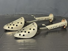 Vintage EKCO Metal Adjustable Pair of Shoe Tree Stretcher Shaper Keeper USA