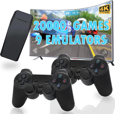 Retro Game Console with 20000 Games,Plug & Play Video Game Console 9 Emulators C