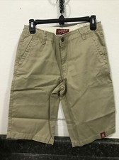 ARIZONA JEAN CO - BOYS - CHINO SHORTS - BEIGE - SIZE 20 - NWT  2-TW-2556 