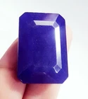 74.36 Ct Natural Blue Sapphire Loose Gemstone Certified Emerald Cut Sapphire Gem
