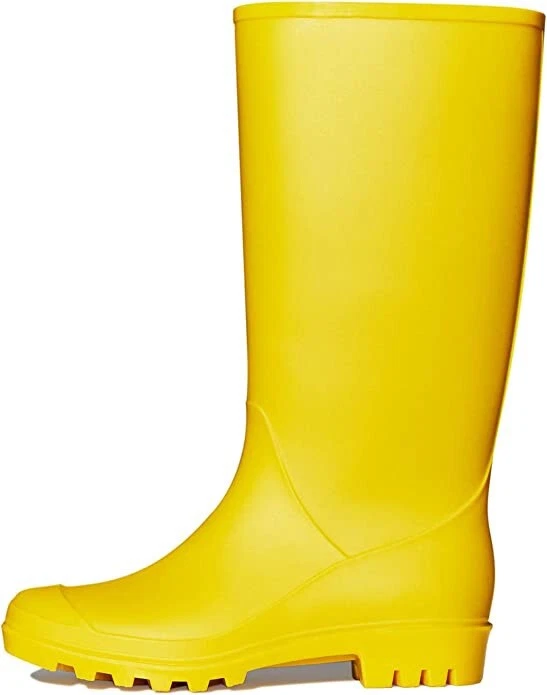 Mysoft Women's Knee High Rain Boots Waterproof Tall Rain