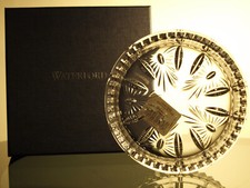 Waterford Crystal Best Wishes Flasche Untersetzer Neu in Geschenkbox