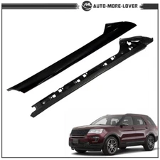 For Ford Explorer 2011-19 Left Side Windshield A-Pillar Molding Trim INNER OUTER