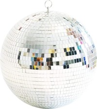 12"Hanging Disco Lighting Mirror Ball for DJ Club school Dance Bar Party Wedding