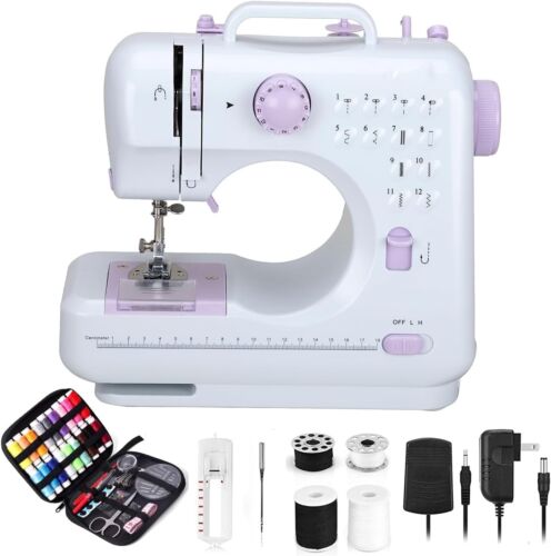 Versatile Handheld Sewing Machine - 12 Built-In Stitch Patterns & Accessories - 第 3/7 張圖片
