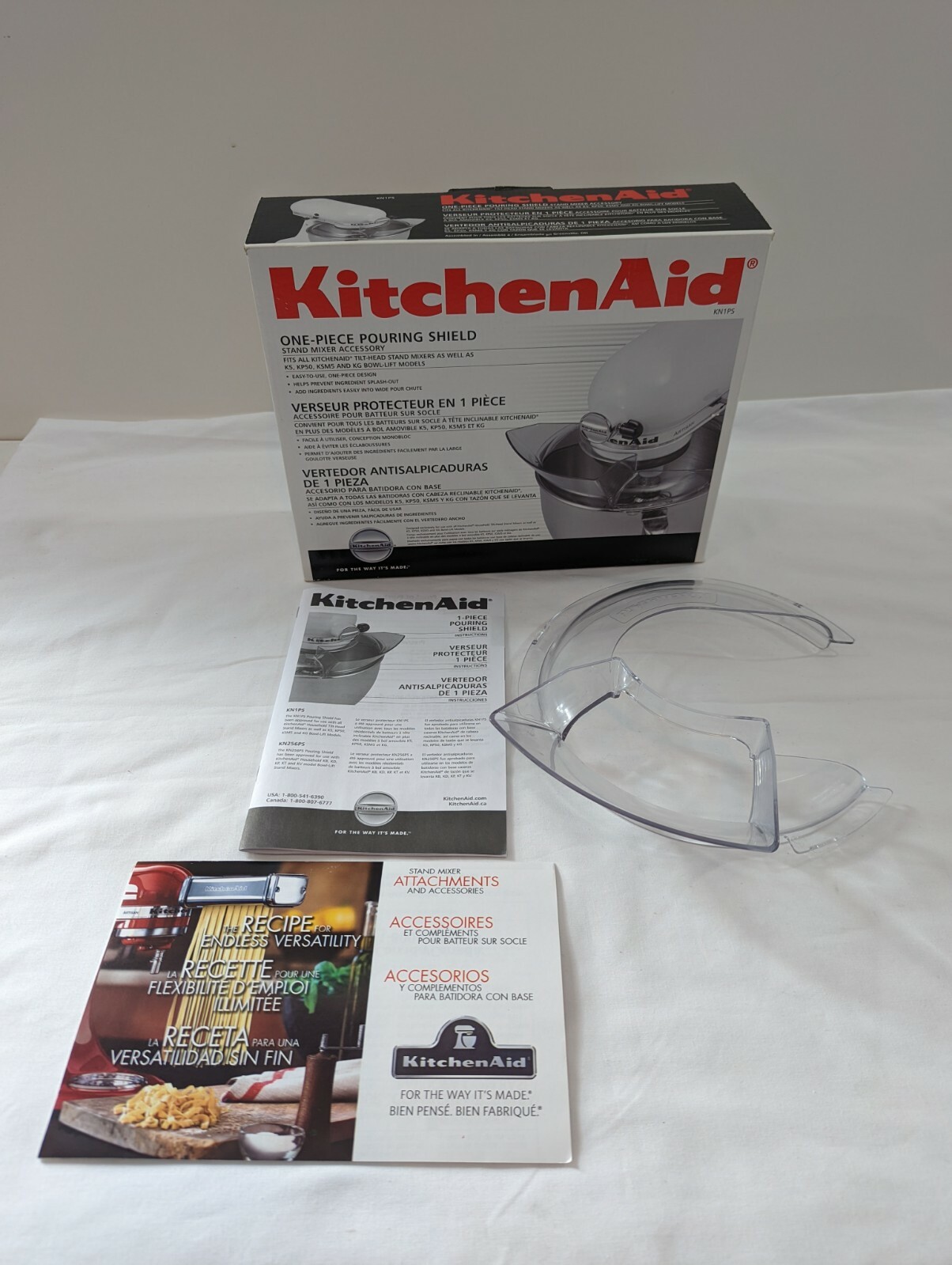 KitchenAid Mixer KN1PS 4.8L Pouring Shield 50946968193 eBay