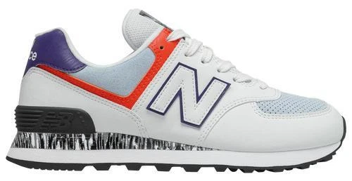 New Balance 574 White Ghost Pepper W