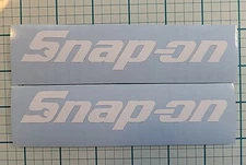 (2) Snap-on Tools Vinyl Decal Car Truck Bumper Window Toolbox Laptop 5.5" wide