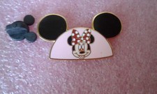 WDW Disney Pin Minnie Mouse Pink Mickey Ears Hat LE 2008 Character Mystery Pin 
