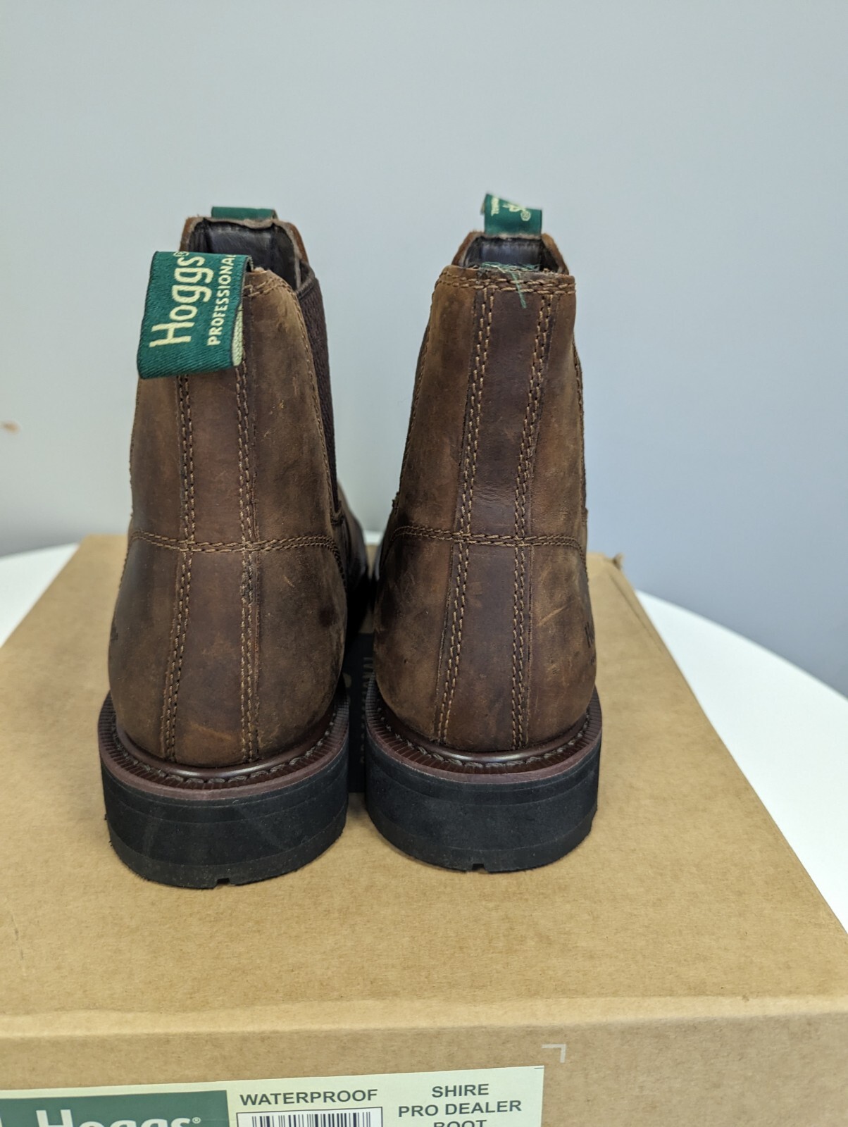 Hoggs Of Fife Shire Pro Waterproof Dealer Boot Crazy Horse Brown Size