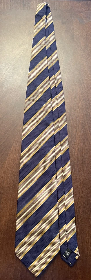 "Corbata vintage Gianni Viera 100 % seda hecha en Italia para hombre W58"" L4""" Foto 3 de 4