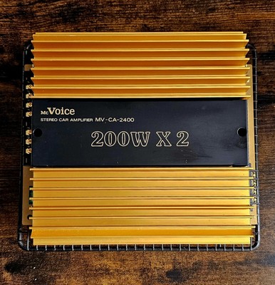 Stereo Car Amplifier MC Voice MV-CA-2400 Verstärker 200W X 2