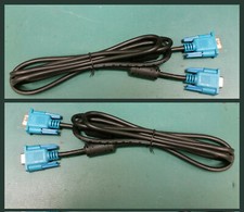 TWO PCS  NEW 6' Technoland OEM DB9 Serial Port Cable 9pin DB9 M-F 