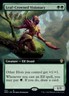 MTG Near Mint Foil Leaf-Crowned Visionary (Extended Art) - [Dominaria United] NM