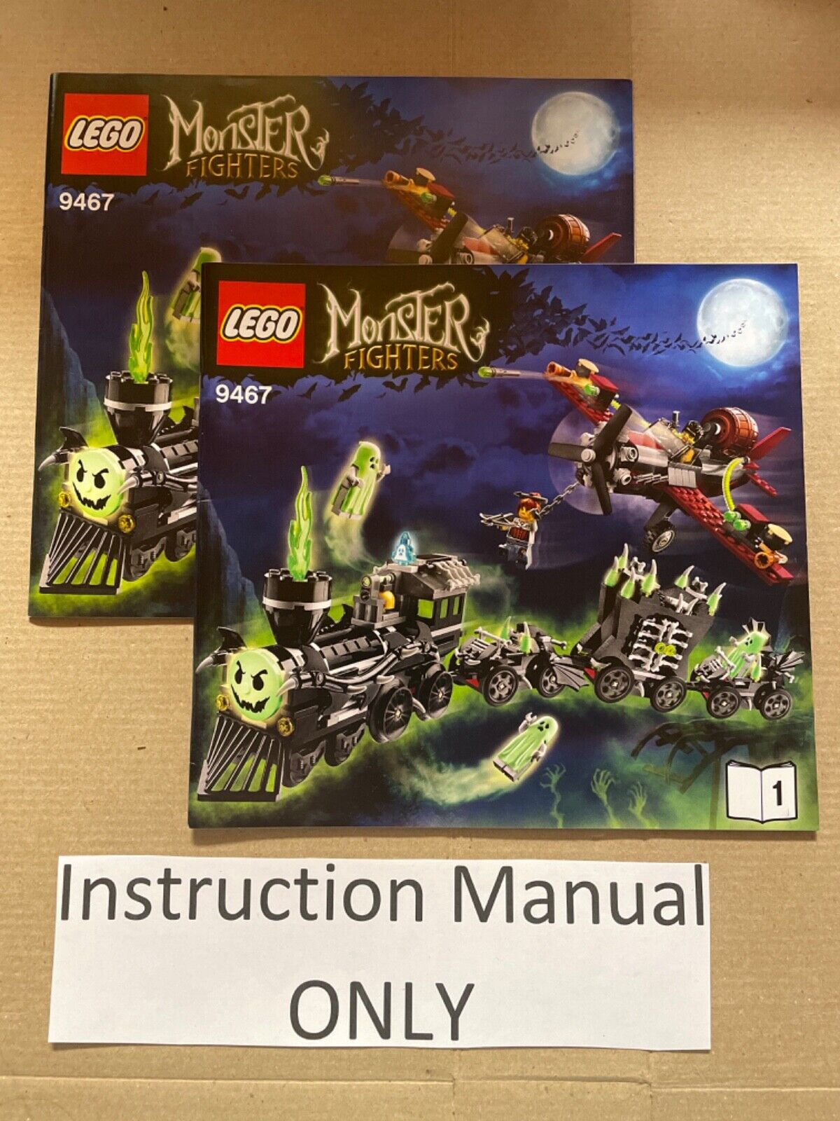 Berygtet brændstof Saucer New Lego Instruction Manual ONLY Monster Fighters Ghost Train 9467 | eBay