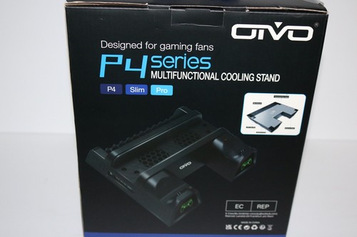 OIVO PS4 multifunctional cooling stand slim pro gaming fans NEW FACTORY SEALED - Picture 2 of 4