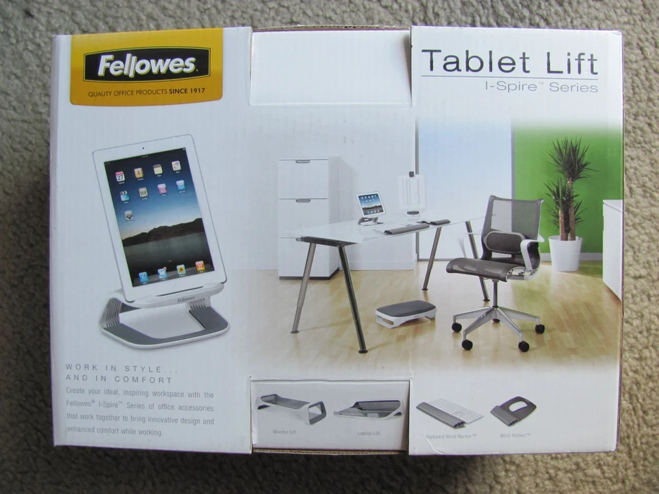 Fellowes I-Spire Series Tablet Lift CRC93113 Supports Tablet up to 1/2 " Thick - Image 3 of 4