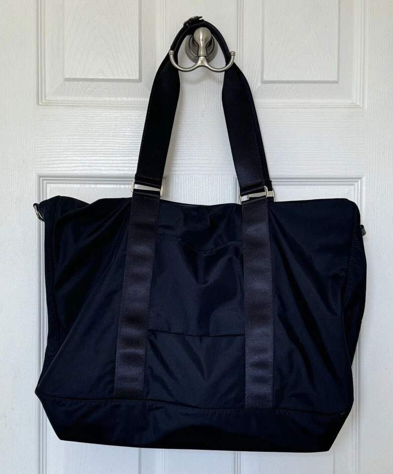 AGNES B. VOYAGE ASA SUPERIOR BOLSA DE LONA AZUL MARINO UNISEX Foto 3 de 4