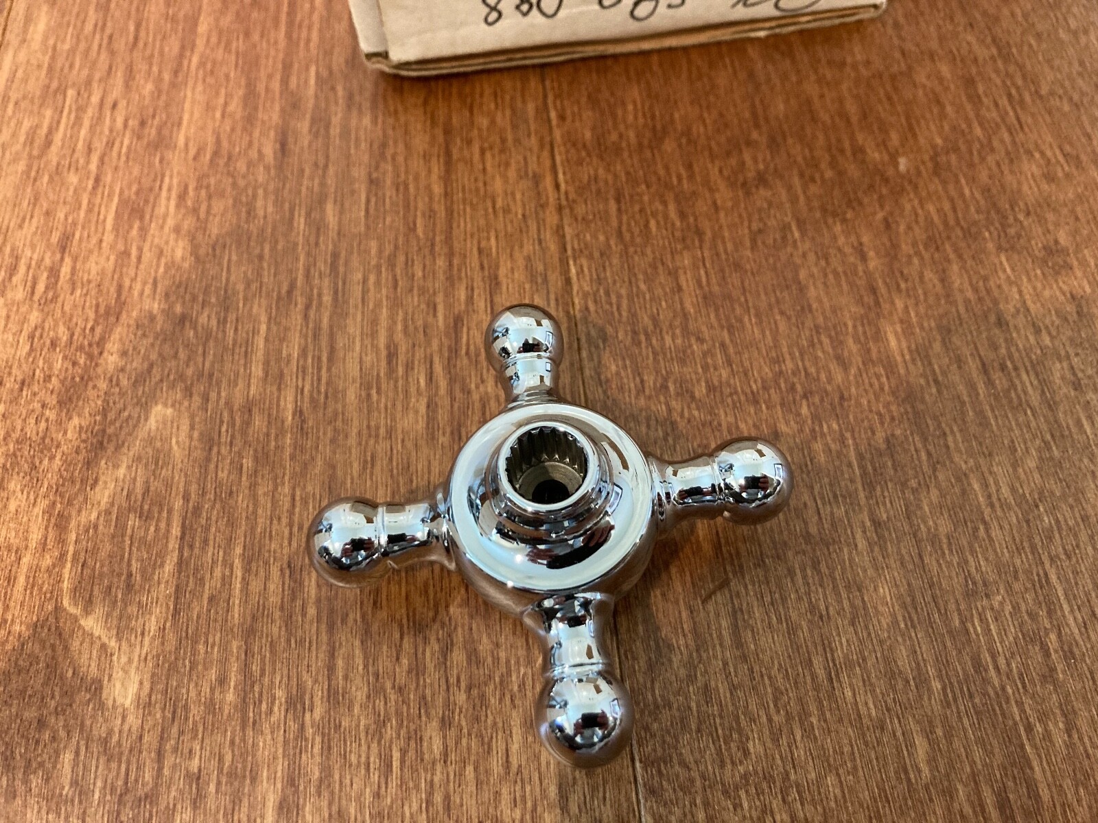 JADO PORCELAIN SHOWER DIVERTER TUB REPLACEMENT CROSS KNOB HANDLE POLISHED CHROME eBay