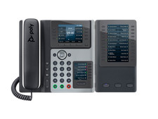 Poly Edge E400 IP Phone and PoE-enabled