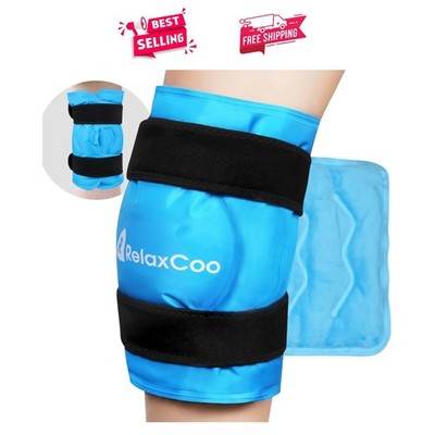 Adjustable XXL Gel Ice Pack Wrap for Knee Injuries   Long-lasting Cold Therapy