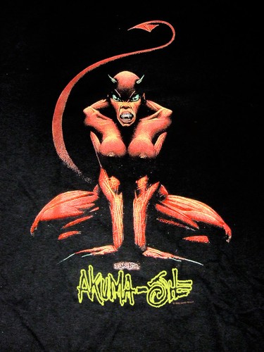 RARE AKUMA SHE EMOND VEROTIK TEE XL DANZIG VINTAGE OOP HTF