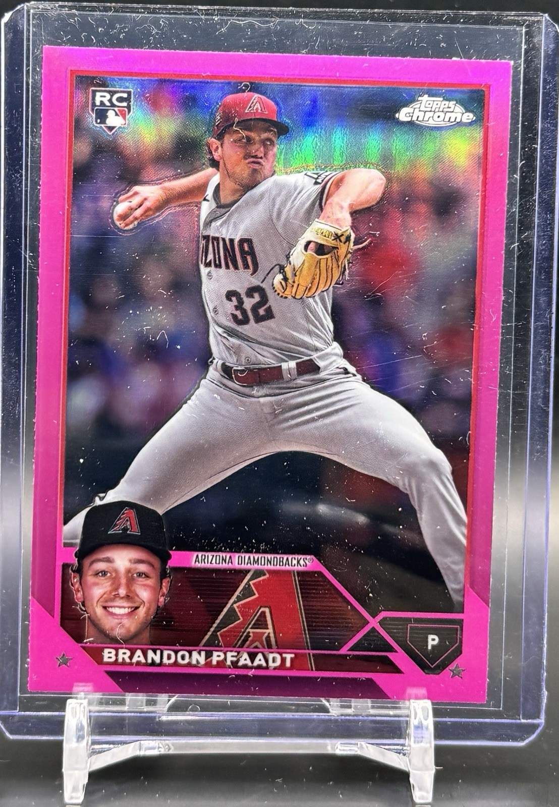 2023 Topps Chrome Update Series - Brandon Pfaadt #USC156 Magenta Refractor /399