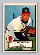1952 Topps #276 Jim Wilson GD-VG Semi-High # Vintage Baseball Card