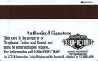 Tropicana Casino - Atlantic City, NJ - 20a Issue Slot Card w/Innovative (BLANK) — photo 2