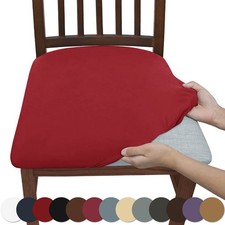 4x6x Washable Seat Covers For Dining Room Chairs Stretch Chair Seat Covers 12c