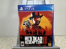Red Dead Redemption II (PlayStation 4, 2018) W/Map Tested & Works VGC