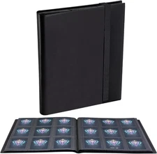 Card Binder, 360 Pockets Upgraded Trading Binders, 360 Sleeves, Black 
