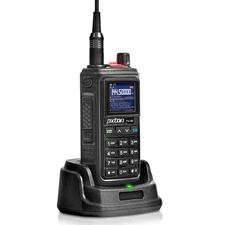 999 Channels ham Radio Dual Band Handheld Two Way Radio Waterproof walkie tal...