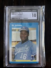 1987 Fleer Glossy Bo Jackson #369 (RC) Graded CGC 10 Gem Mint