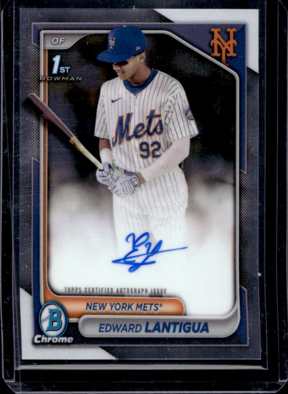 2024 Bowman Chrome Edward Lantigua Auto 1st #CPA-EL Mets