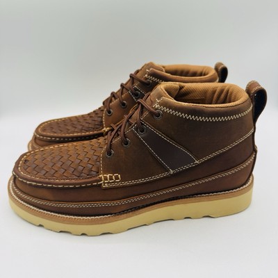 Twisted X Woven Wedge Moc Boots Men