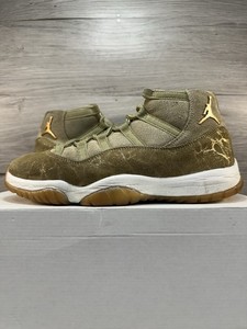 jordan 11s olive green